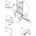 Amana 67272-P1311001WW insulation and roller assembly diagram