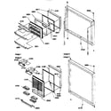 Amana 67272-P1311001WW door assemblies diagram