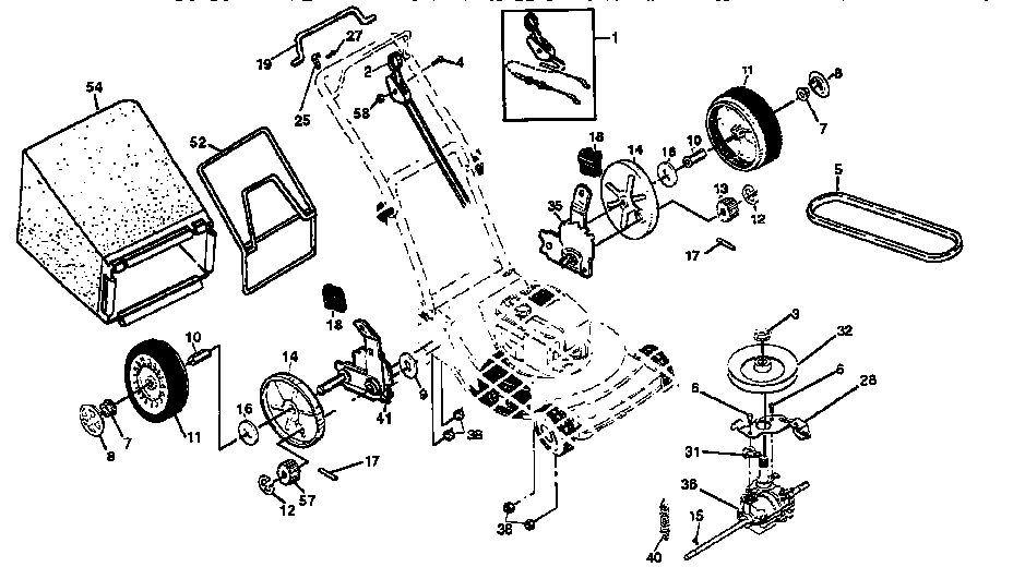 Craftsman 917377340 drive assembly diagram