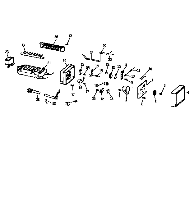 GE TFZ20JRYDWW icemaker wr30x0303 diagram