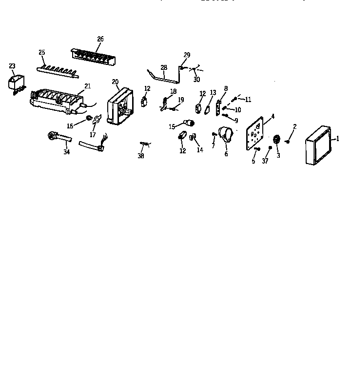 GE TFT22JWXDWW icemaker wr30x0318 diagram