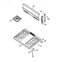 GE JGBS04BEW2WH cooktop diagram