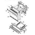 GE JGBS04BEW2WH door & drawer parts diagram