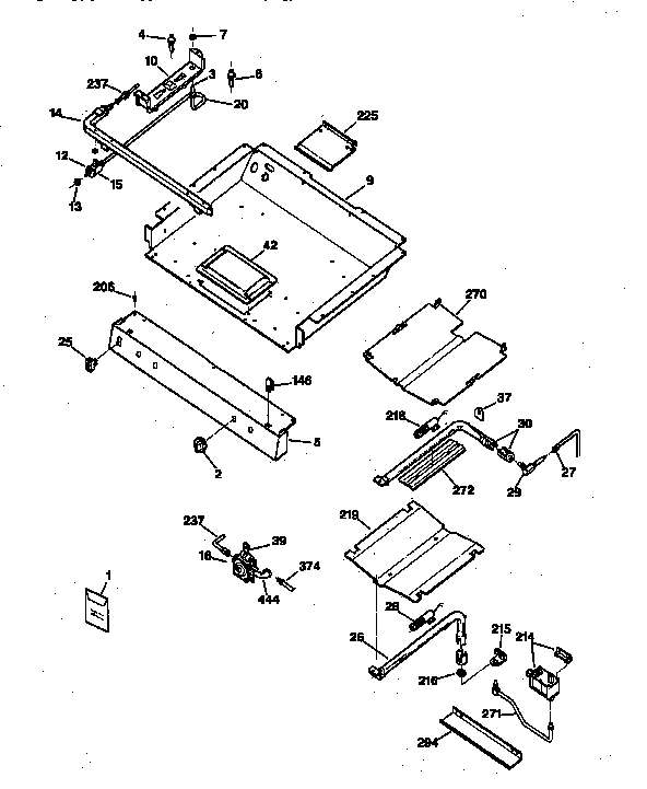 GE JGBP30BEW1AD gas burner parts diagram