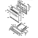 GE JGBC20BEW2WH door & drawer parts diagram