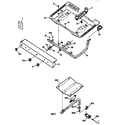 GE JGBC20BEW1WH burner & gas parts diagram