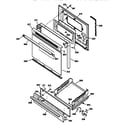 GE JGBC20BEW1WH door & drawer parts diagram