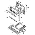 GE JGBC20WEW1WW door & drawer parts diagram
