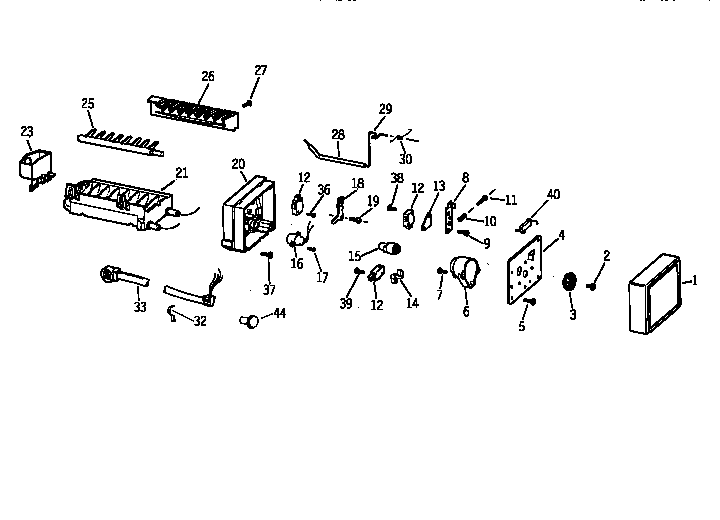 GE TPG21KRYAWW icemaker wr30x0303 diagram