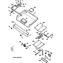 GE JGBP35AEW1AA gas burner parts diagram