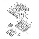 GE JGBS23AEW1AA cooktop diagram