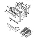 GE JGBP27BEW1WH door diagram