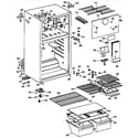 GE TBT14DAXPRWH cabinet diagram