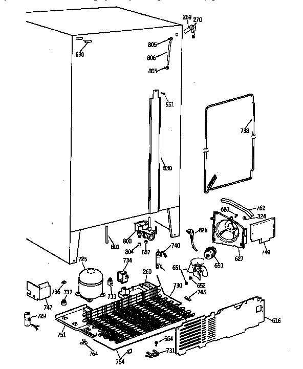 GE TPG21JRYDBB unit parts diagram