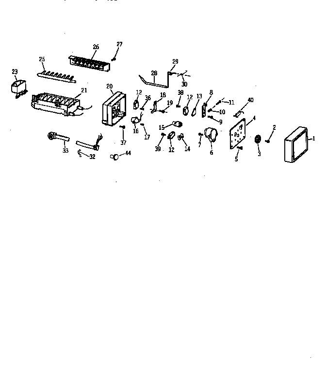 GE TPG21KRYDWW icemaker wr30x0303 diagram