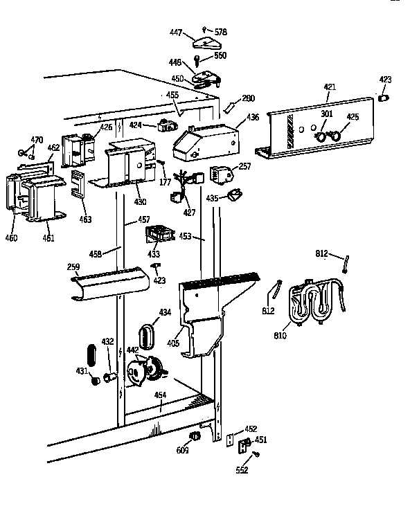 GE TFG22PRXDWW fresh food section diagram