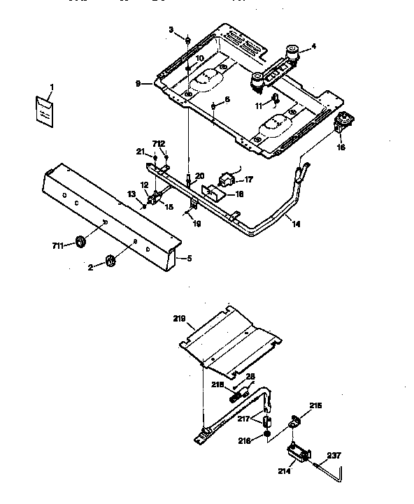 GE JGBS04BEW1WH gas & burner parts diagram