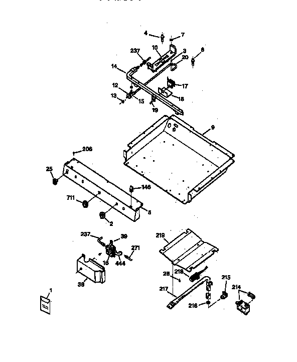 GE JGBS23WEW3WW gas & burner parts diagram