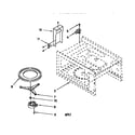 KitchenAid KCMS125EWH0 cavity and turntable diagram