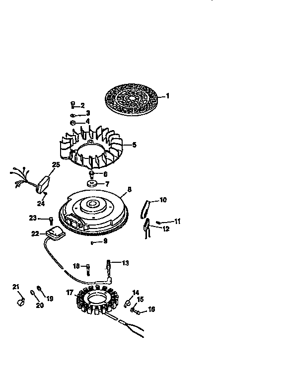 Craftsman 917251650 ignition/electrical diagram