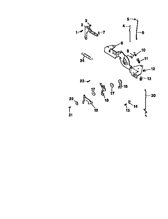 Craftsman 917251650 engine controls diagram