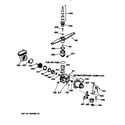 GE GSC720Y03AD motor-pump mechanism diagram