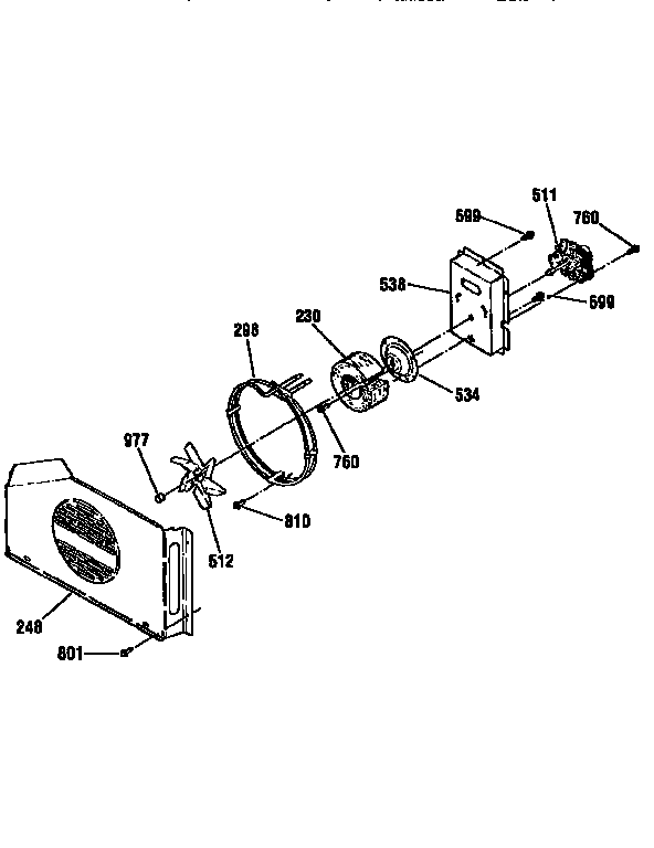 Kenmore 91195965790 fan section diagram