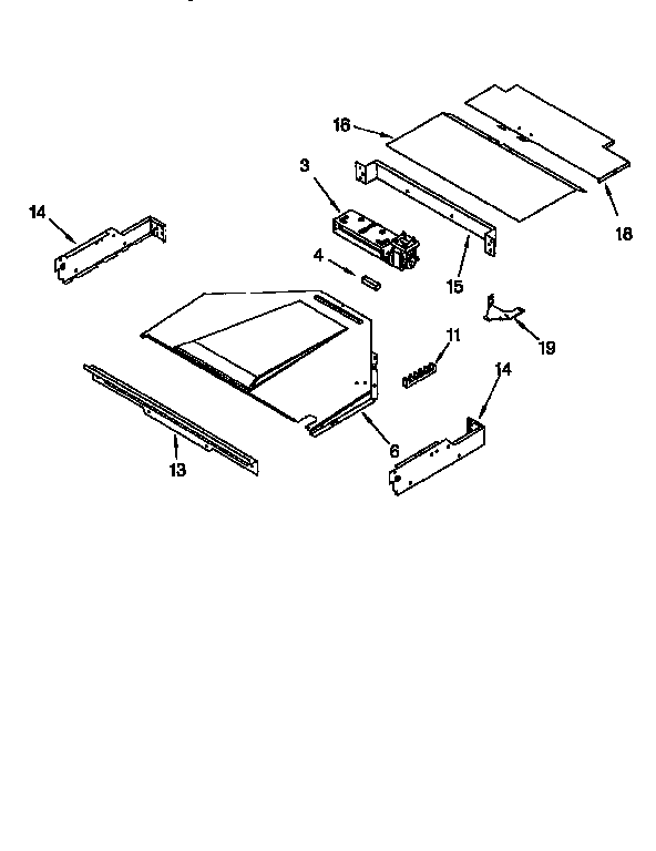 Whirlpool RBS305PDQ4 top venting diagram
