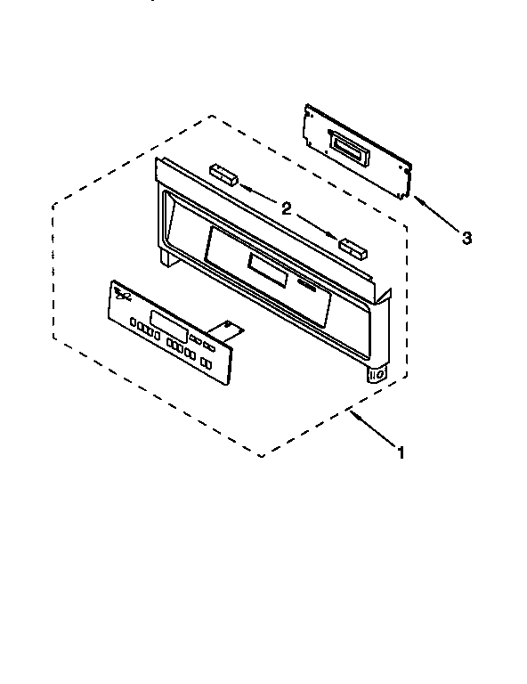 Whirlpool RS676PXEZ0 control panel diagram