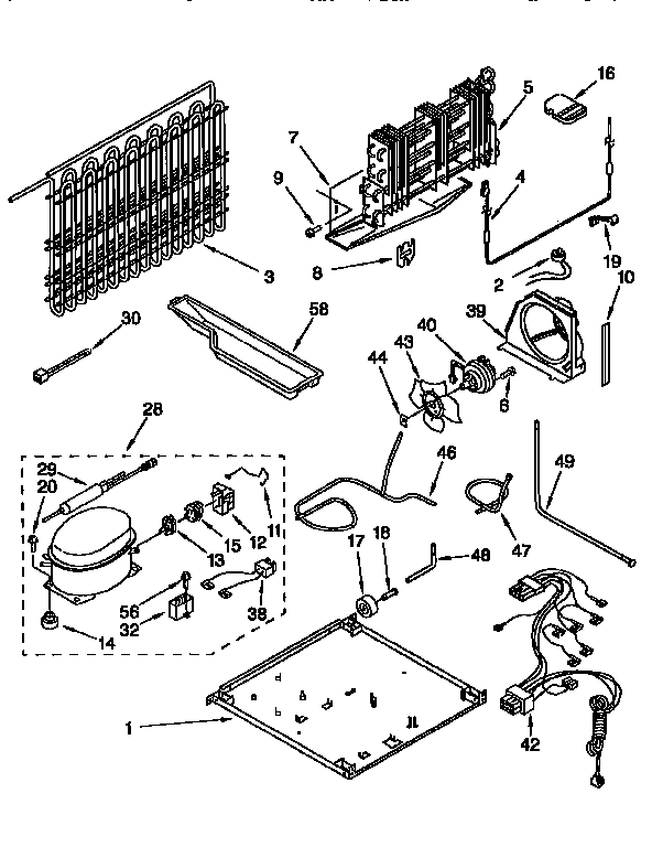 Whirlpool ET19DKXFN01 unit diagram