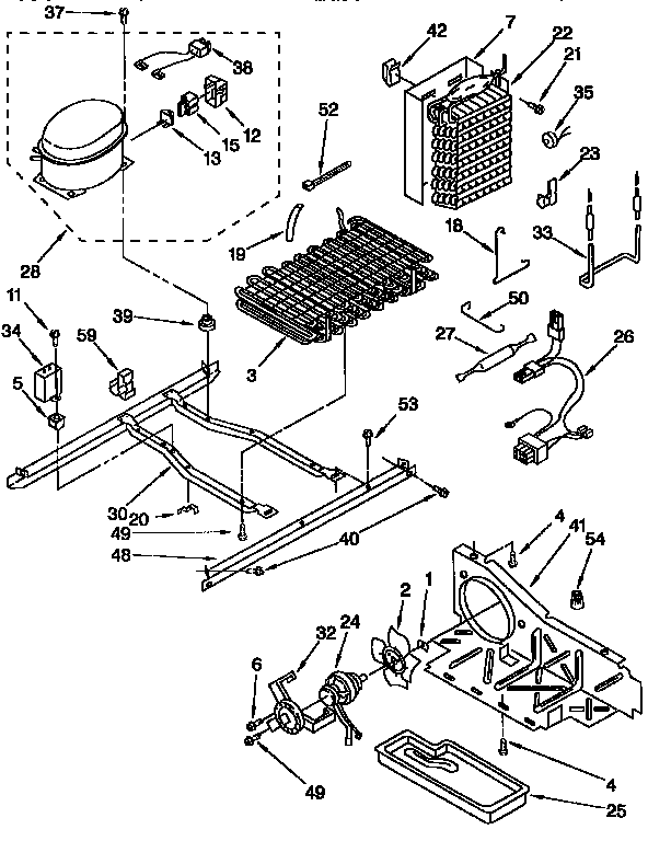 Whirlpool ED20F134RN0 unit diagram