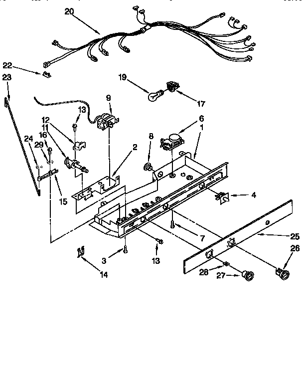 Whirlpool ED20F134RN0 control diagram