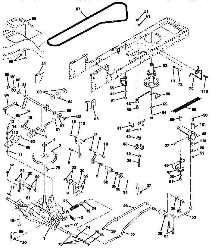 Craftsman 917259021 drive diagram