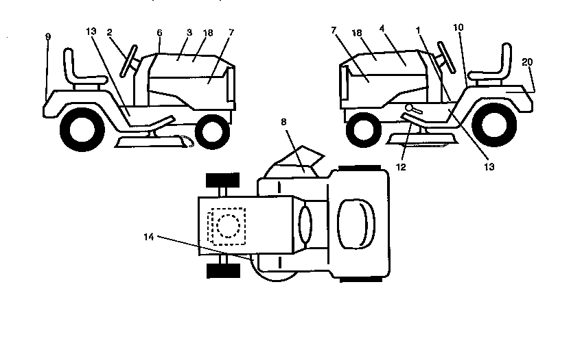 Craftsman 917259021 decals diagram