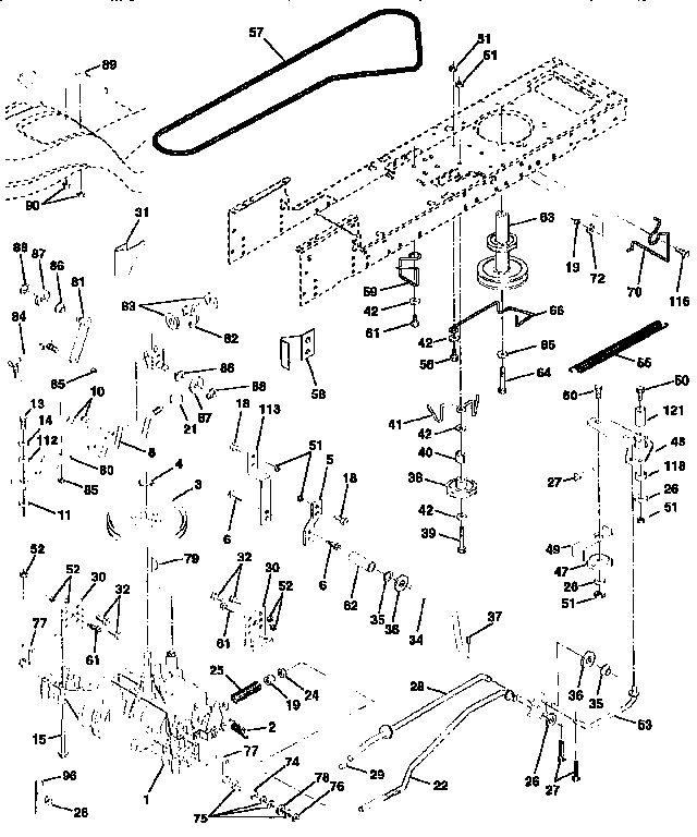 Craftsman 917259521 drive diagram