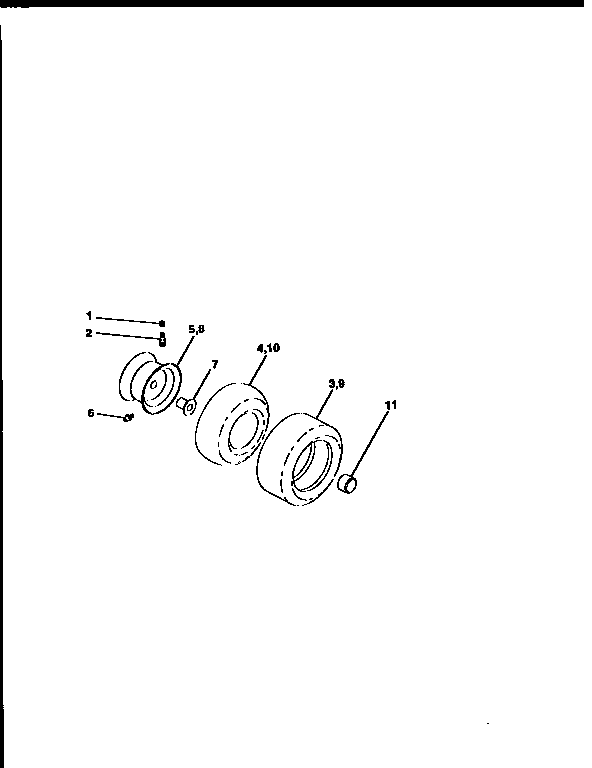 Craftsman 917259531 wheels and tires diagram