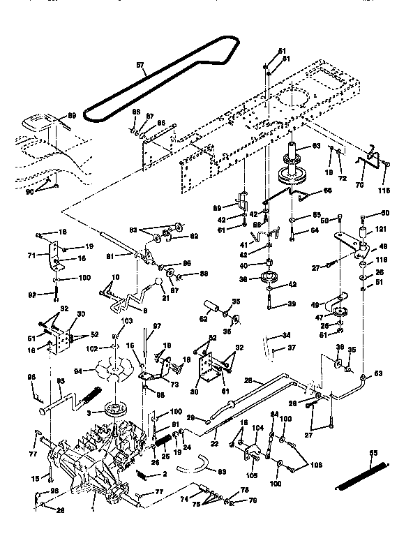 Craftsman 917259551 drive diagram