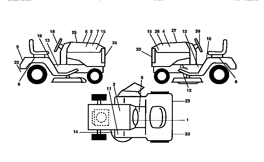 Craftsman 917250270 decals diagram