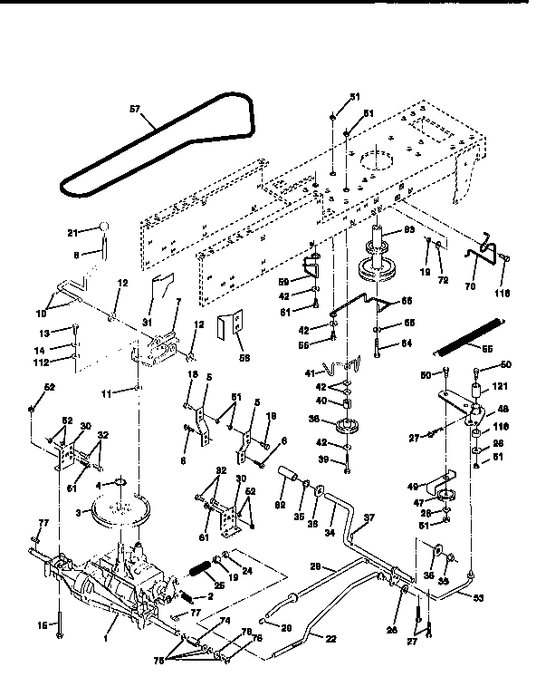 Craftsman 917258502 drive diagram