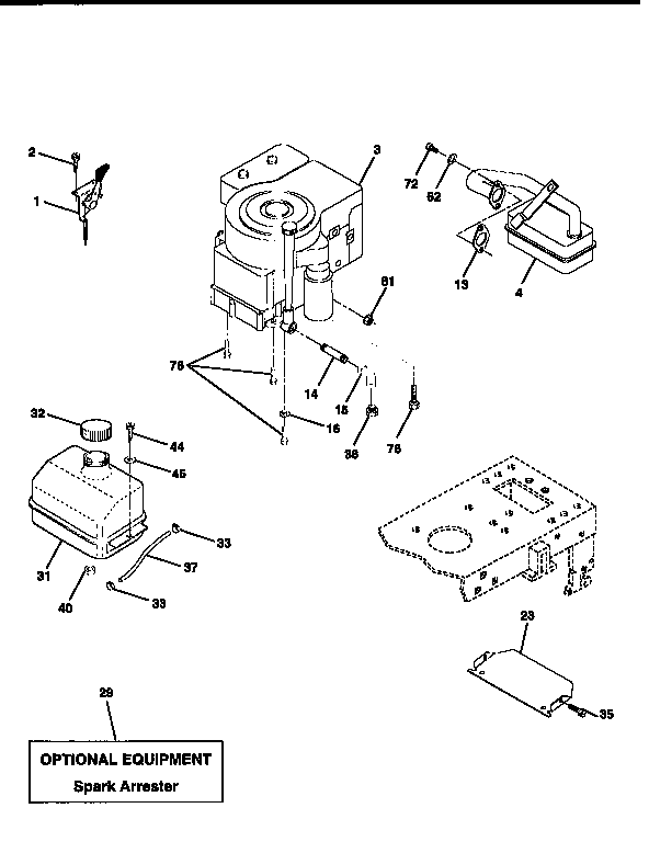 Craftsman 917258502 engine diagram