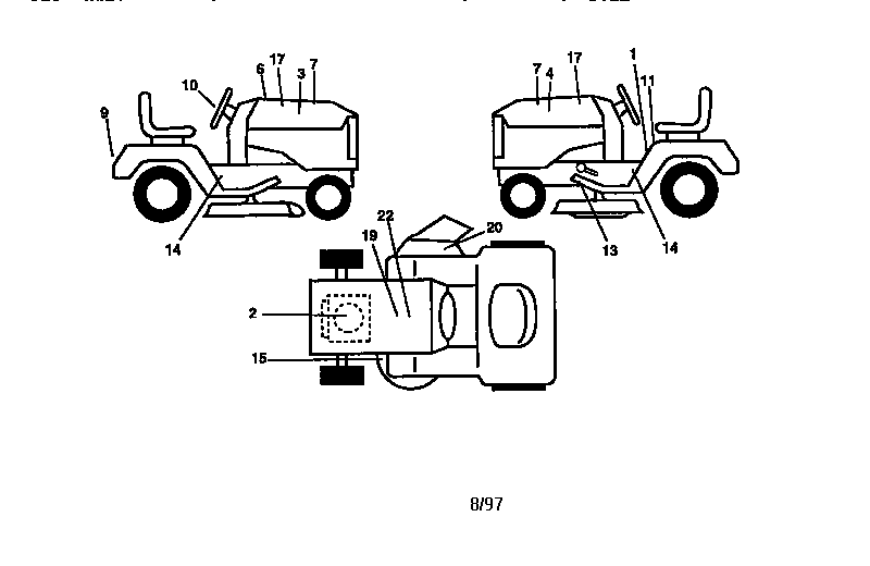 Craftsman 917258261 decals diagram