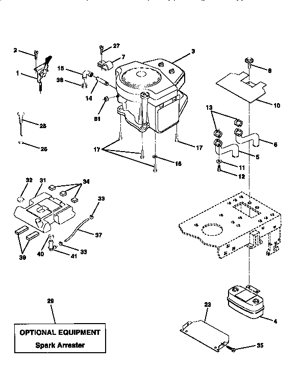 Craftsman 917258172 engine diagram