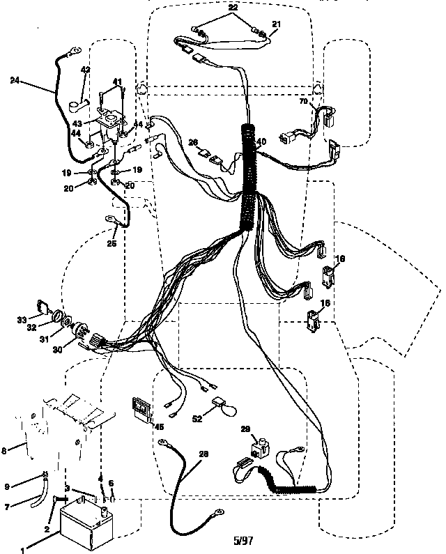 Craftsman 917258543 electrical diagram