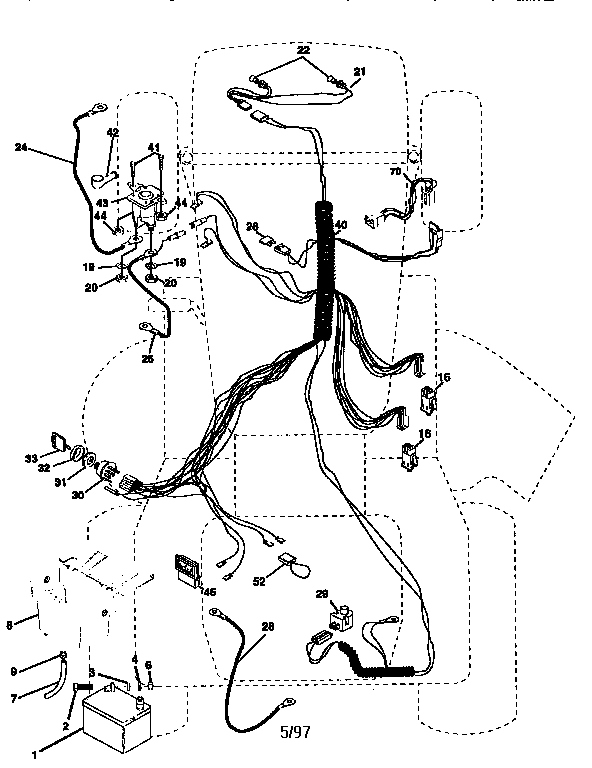 Craftsman 917258542 electrical diagram
