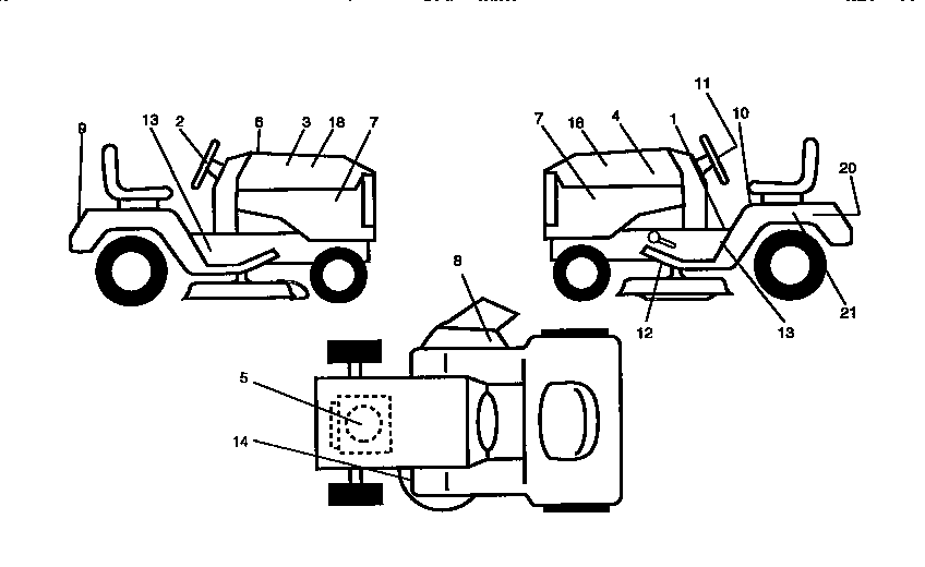 Craftsman 917258542 decals diagram