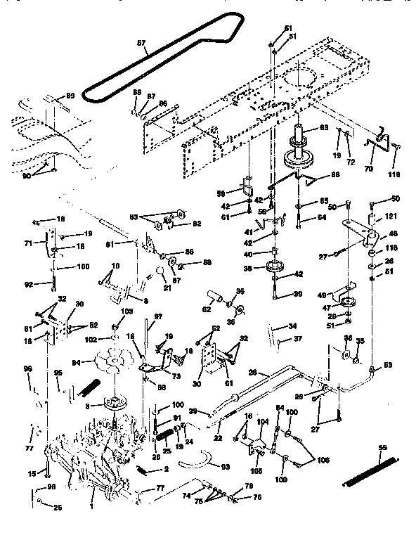 Craftsman 917258532 drive diagram