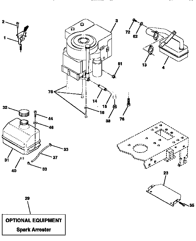 Craftsman 917258532 engine diagram