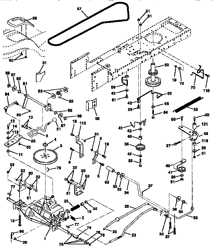 Craftsman 917258563 drive diagram