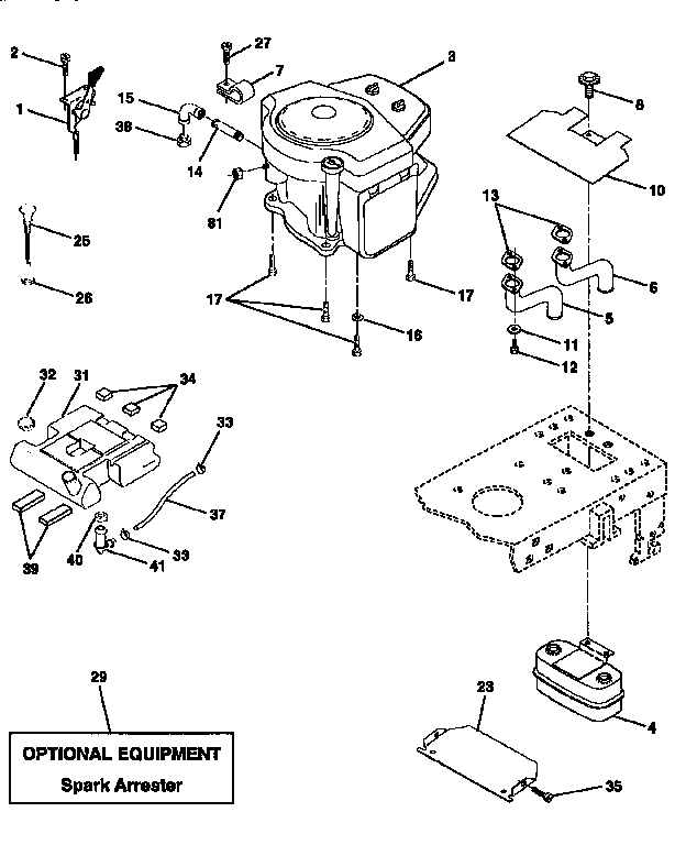 Craftsman 917258563 engine diagram