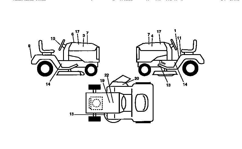 Craftsman 917258563 decals diagram